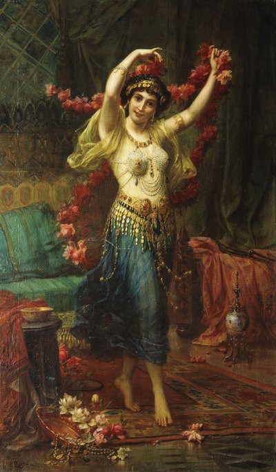 Une odalisque - Hans Zatzka