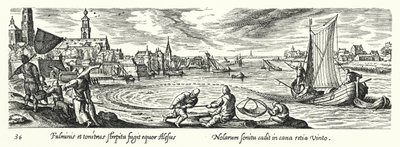 Pêche avec un filet sphérique - Hans after Bol