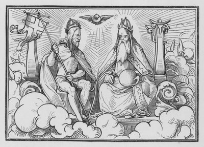 Une prédiction du royaume du Christ, Psaume CX, 1 - Hans after Holbein the Younger