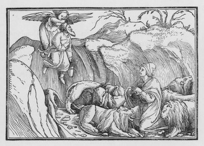 Daniel dans la fosse aux lions, Bel et le Dragon I, 36 - Hans after Holbein the Younger