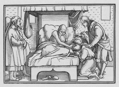 Jacob Bénit Joseph et Ses Deux Fils, Genèse XLVIII, 14 - Hans after Holbein the Younger