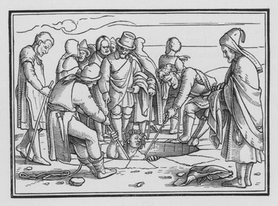 Joseph Jeté dans une Fosse, Genèse XXXVII, 28 - Hans after Holbein the Younger
