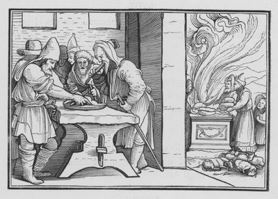 Josias fait célébrer une Pâque solennelle, 2 Chroniques XXXV, 1 - Hans after Holbein the Younger
