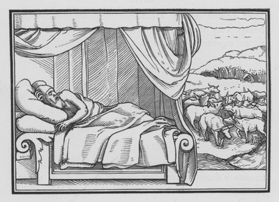 Les Deux Rêves de Pharaon, Genèse XLI, 8 - Hans after Holbein the Younger