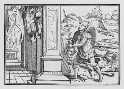 La défaite et la mort de Saül, 1 Chroniques X, 10 - Hans after Holbein the Younger