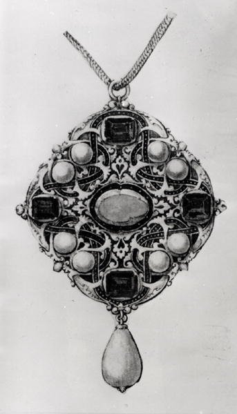 Conception pour un pendentif serti d