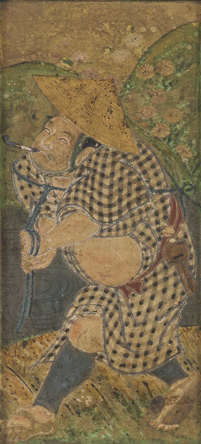 Panneau, période Edo, fin XVIIe-milieu XVIIIe siècle - Haritsu Ogawa