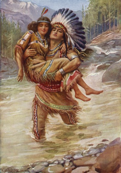 Hiawatha et Minnehaha - Harold Copping