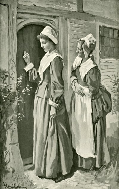 Miséricorde et Timide appellent Christiana - Harold Copping