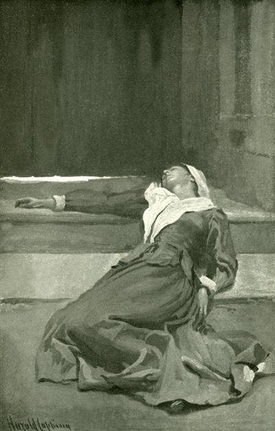 Miséricorde à la porte - Harold Copping