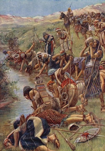 Ancien Testament : Les hommes qui lapèrent - Harold Copping