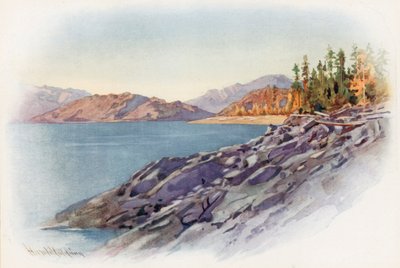 Sur le lac Kootenay - Harold Copping