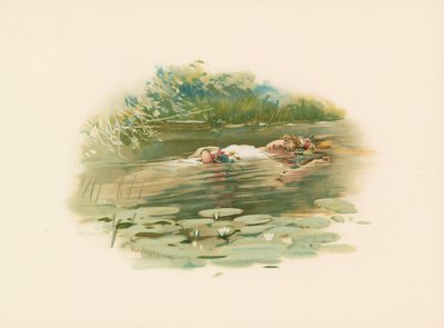 Ophélie, noyée - Harold Copping