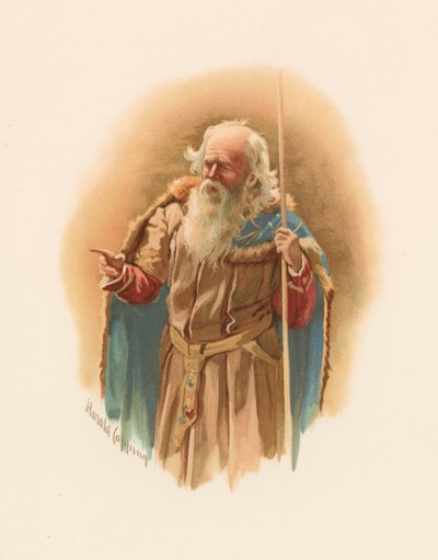 Polonius, de Hamlet de Shakespeare - Harold Copping
