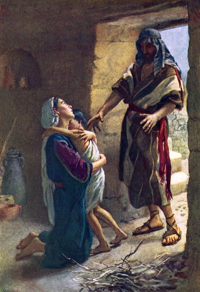 La veuve de Zarephath - Harold Copping