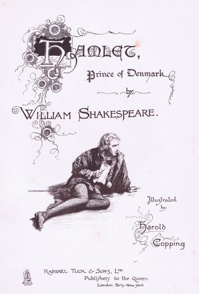 Page de titre, illustration de Hamlet - Harold Copping