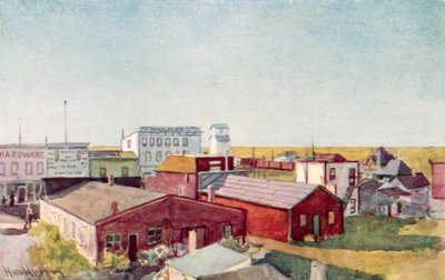 À quoi ressemble une ville de prairie, un coin de Lloydminster - Harold Copping