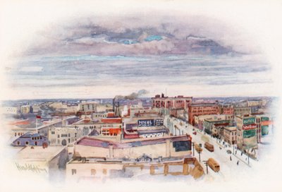 Winnipeg, depuis les bâtiments de la Banque de l