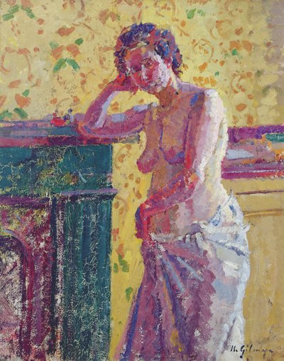 Intérieur avec nu - Harold Gilman