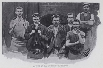 Un groupe de fabricants de chaînes de Cradley Heath - Harold Hume Piffard
