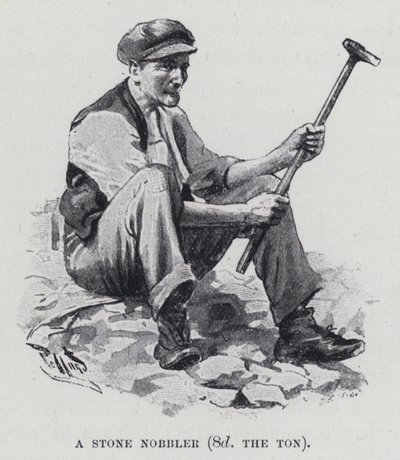 Un tailleur de pierre, 8d la tonne - Harold Hume Piffard