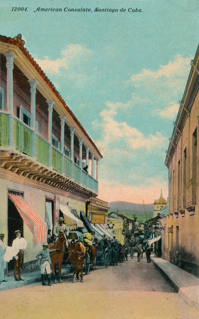 Consulat américain, Santiago de Cuba, vers 1911 - Harris Bros and Co