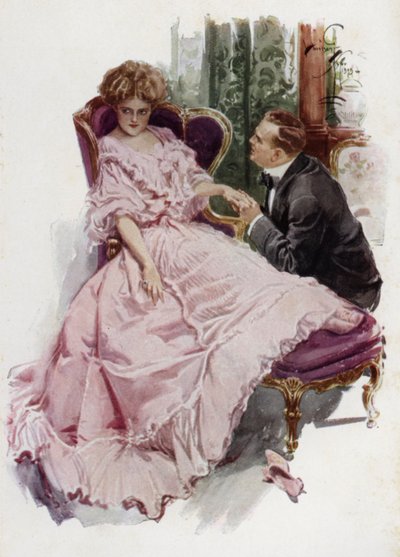 Illustration pour When a Man Marries par Mary Roberts Rinehart - Harrison Fisher