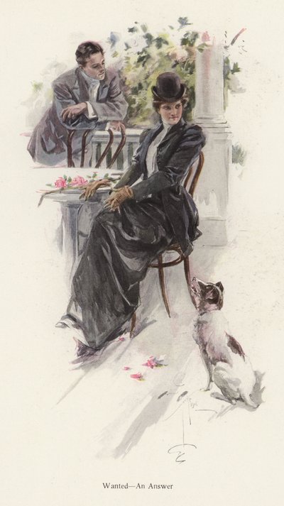 Homme attendant une réponse d