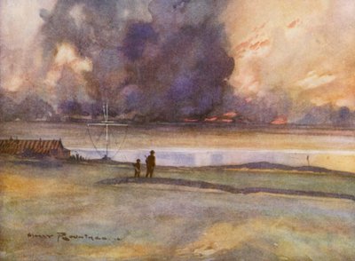 Terrains de golf : Porthcowl, en route vers le dix-huitième green - Harry (1878 1950) Rountree