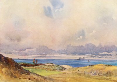Terrains de golf : Wallasey, le cinquième green - Harry (1878 1950) Rountree