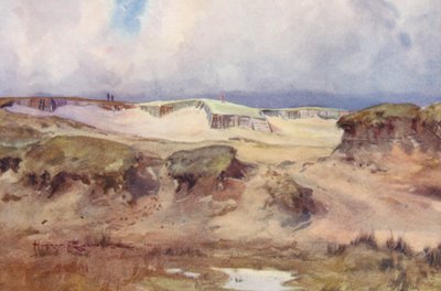 Terrains de golf : Westward Ho! le coup au cinquième tee - Harry (1878 1950) Rountree