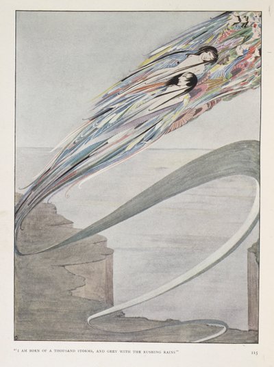 Je suis né de mille tempêtes, et gris des pluies battantes. Du titre de chapitre: 