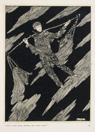 Parler des étoiles. "Comment va ton commerce, Verseau, cette nuit glaciale?" - Harry Clarke