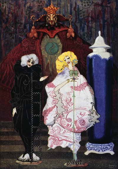La Bergère et le Ramoneur, conte de fées par Hans Christian Andersen, illustration par Harry Clarke - Harry Clarke