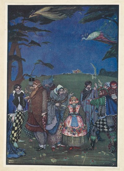 La Reine des Neiges. Elle est grosse - elle est jolie - elle est nourrie de noyaux de noix! - Harry Clarke