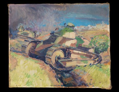 Les chars en action - Harry Everett Townsend