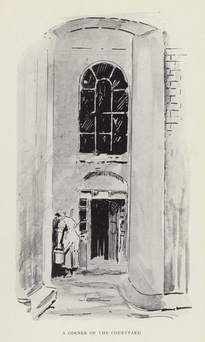 Un coin de la cour - Harry Furniss