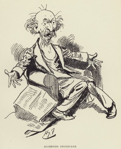 Algernon Swinburne - Harry Furniss