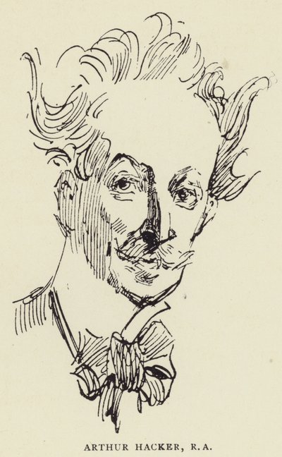 Arthur Hacker, RA - Harry Furniss