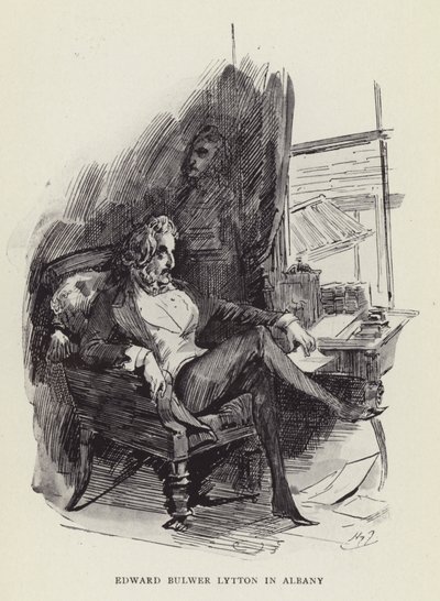 Edward Bulwer Lytton à Albany - Harry Furniss