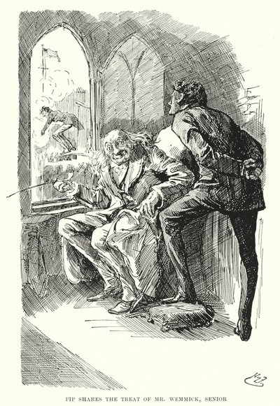 Illustration pour Les Grandes Espérances par Charles Dickens - Harry Furniss