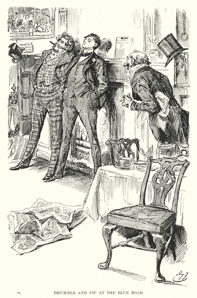 Illustration pour Les Grandes Espérances de Charles Dickens - Harry Furniss