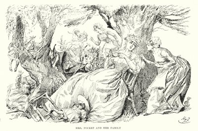 Illustration pour Les Grandes Espérances par Charles Dickens - Harry Furniss
