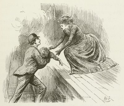 Illustration pour Sylvie et Bruno par Lewis Carroll - Harry Furniss