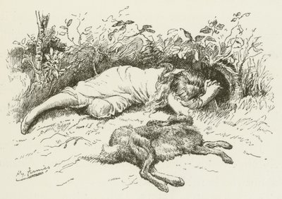 Illustration pour Sylvie et Bruno par Lewis Carroll - Harry Furniss