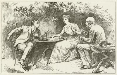 Illustration pour Sylvie et Bruno par Lewis Carroll - Harry Furniss