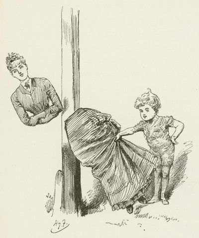 Illustration pour Sylvie et Bruno par Lewis Carroll - Harry Furniss