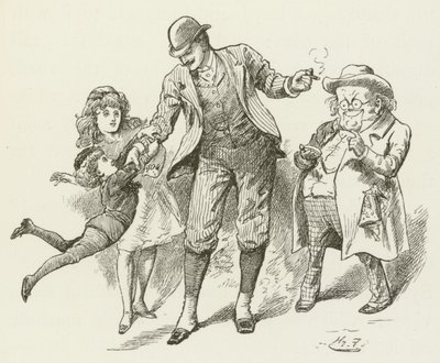 Illustration pour Sylvie et Bruno par Lewis Carroll - Harry Furniss