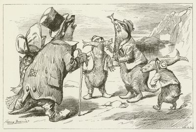 Illustration pour Sylvie et Bruno par Lewis Carroll - Harry Furniss