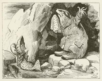 Illustration pour Sylvie et Bruno par Lewis Carroll - Harry Furniss